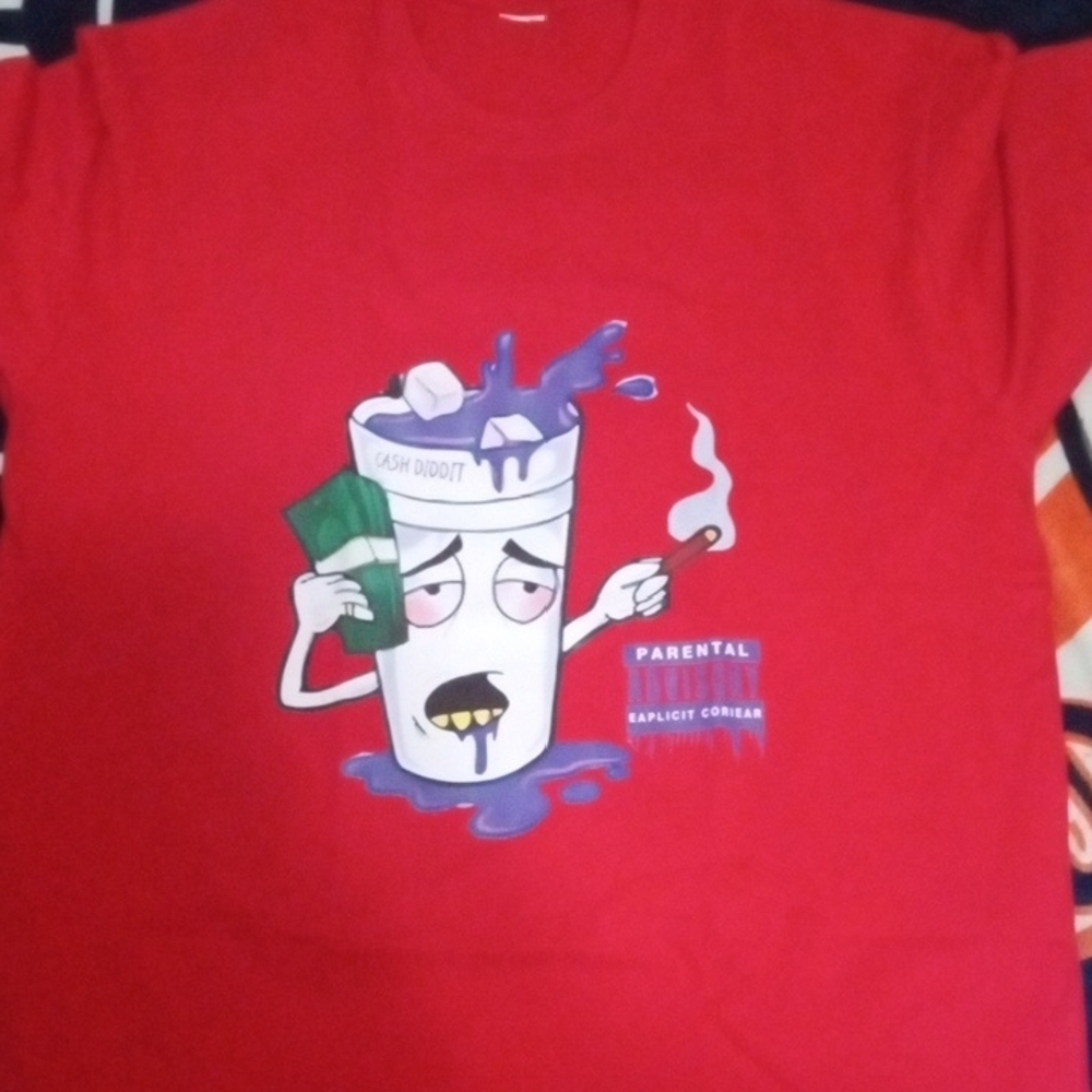 Thats A Awful Lot Of Cough Syrup Red Design Shirt